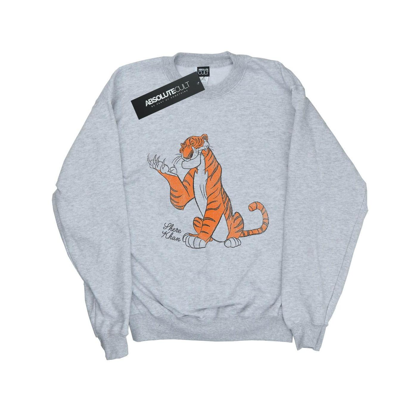 Disney Boys The Jungle Book Klassiek Shere Khan-sweatshirt 9-11 Years grijs