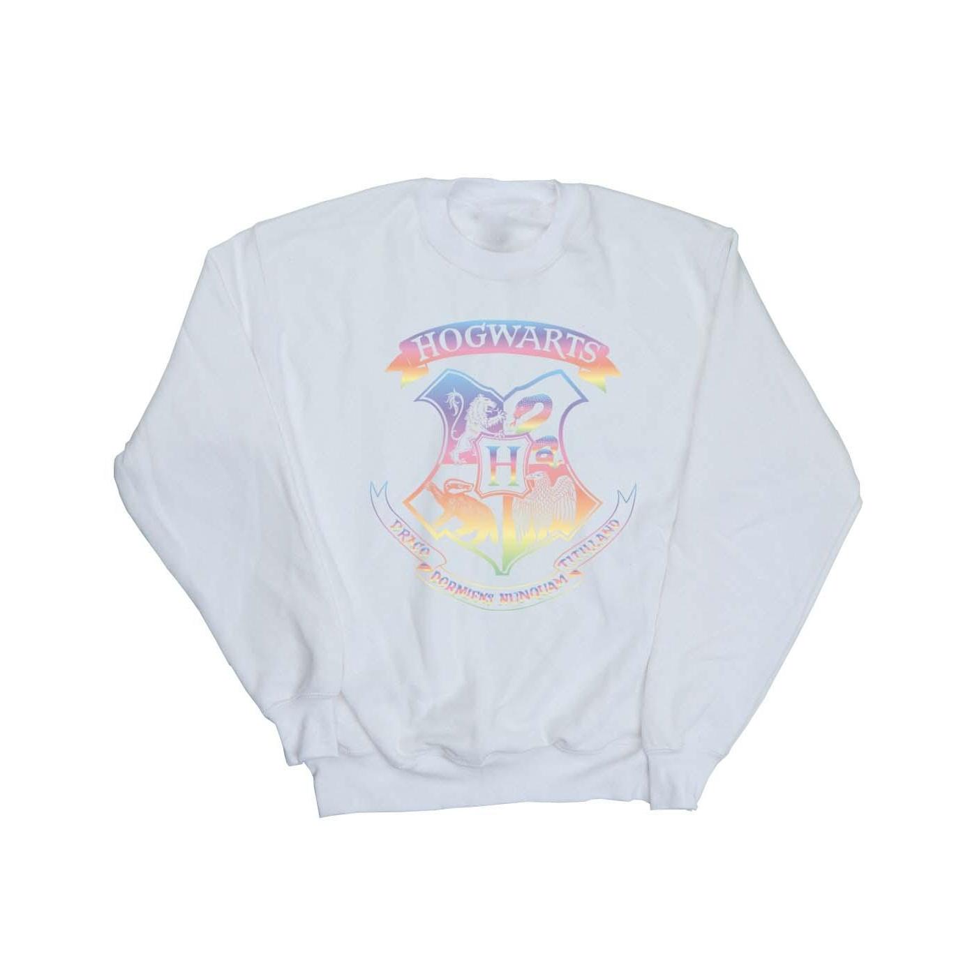 Harry Potter meisjes Crest pastel sweatshirt 9-11 Years wit