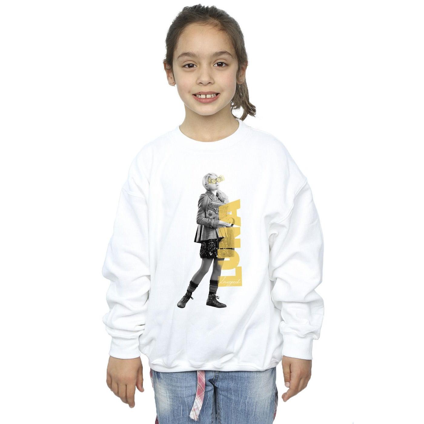 Harry Potter meisjes Luna Lovegood Sweatshirt 9-11 Years wit