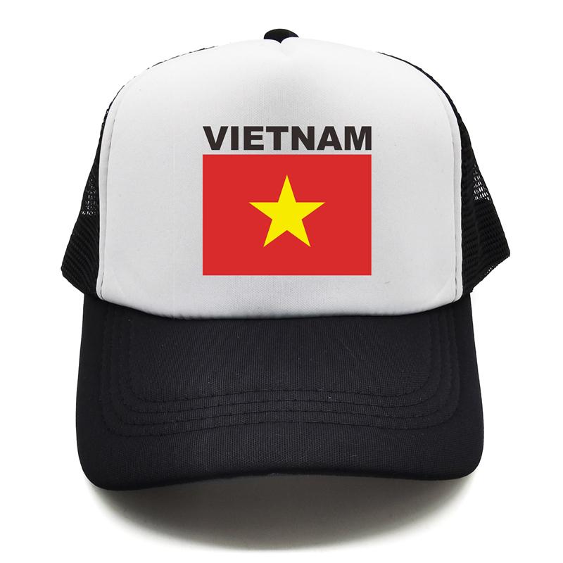 BIPIPOP Vietnam Trucker Cap Zomer Unisex Cool Land Vlag Hoed Baseball Caps Unisex Outdoor Mesh Net Caps