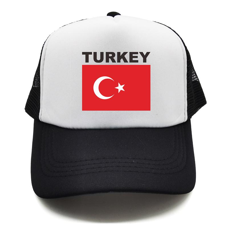 BIPIPOP Turkije Trucker Cap Zomer Unisex Cool Land Vlag Hoed Baseball Caps Unisex Outdoor Mesh Net Caps