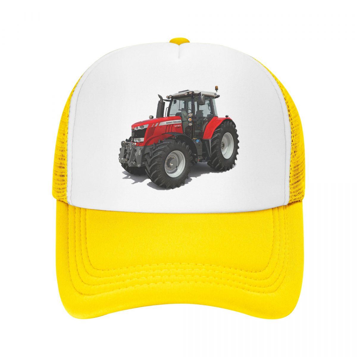 BIPIPOP Zwarte grafische tractoren landbouw landbouwmachine-uitrusting bodem 2023 zomer mesh honkbalpet zonnehoed ademende hoeden pet Adjustable