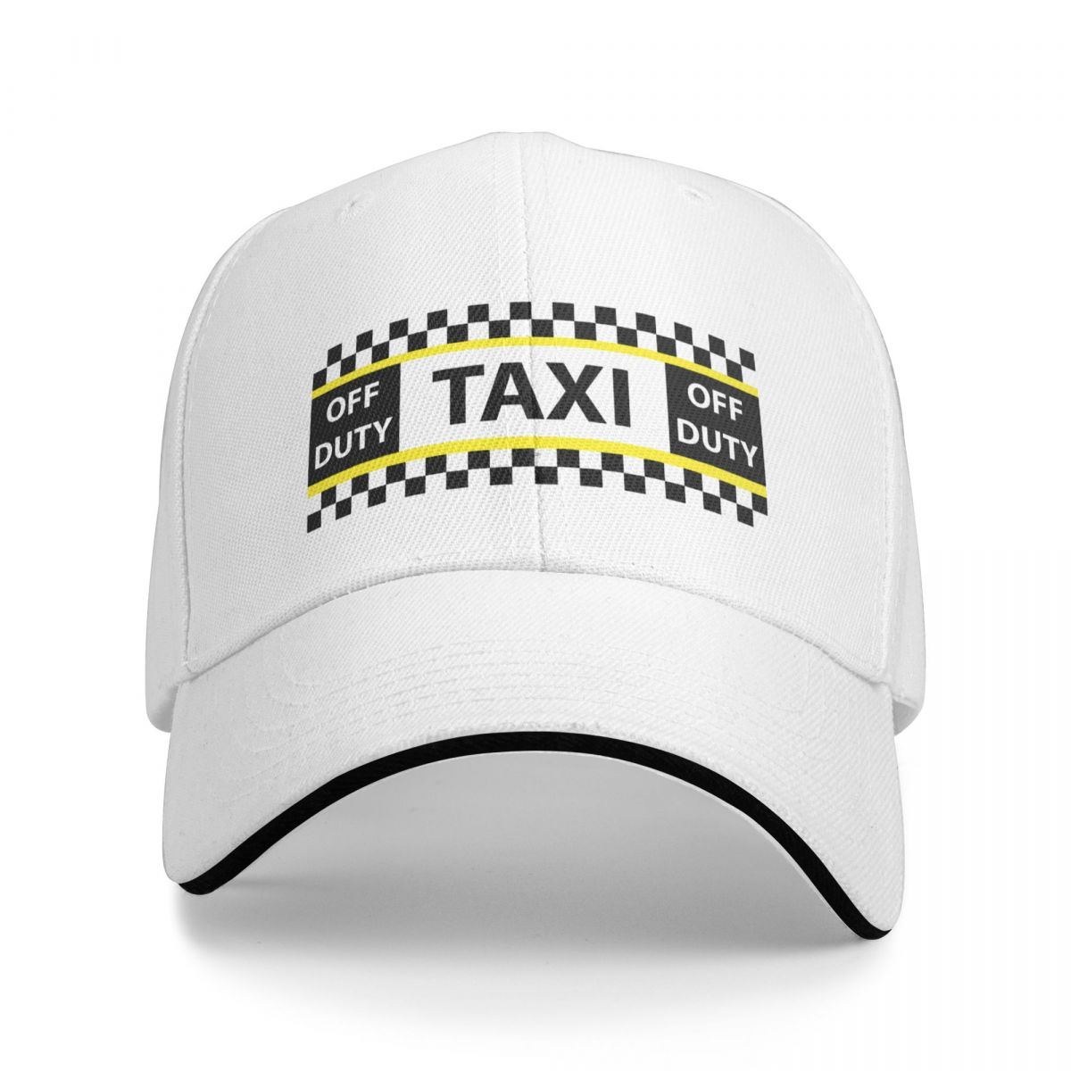 BIPIPOP New York Yellow Taxi Cab Off Duty Baseball Cap Merk Unisex Caps zwarte strandhoed Hoeden Unisex Dames