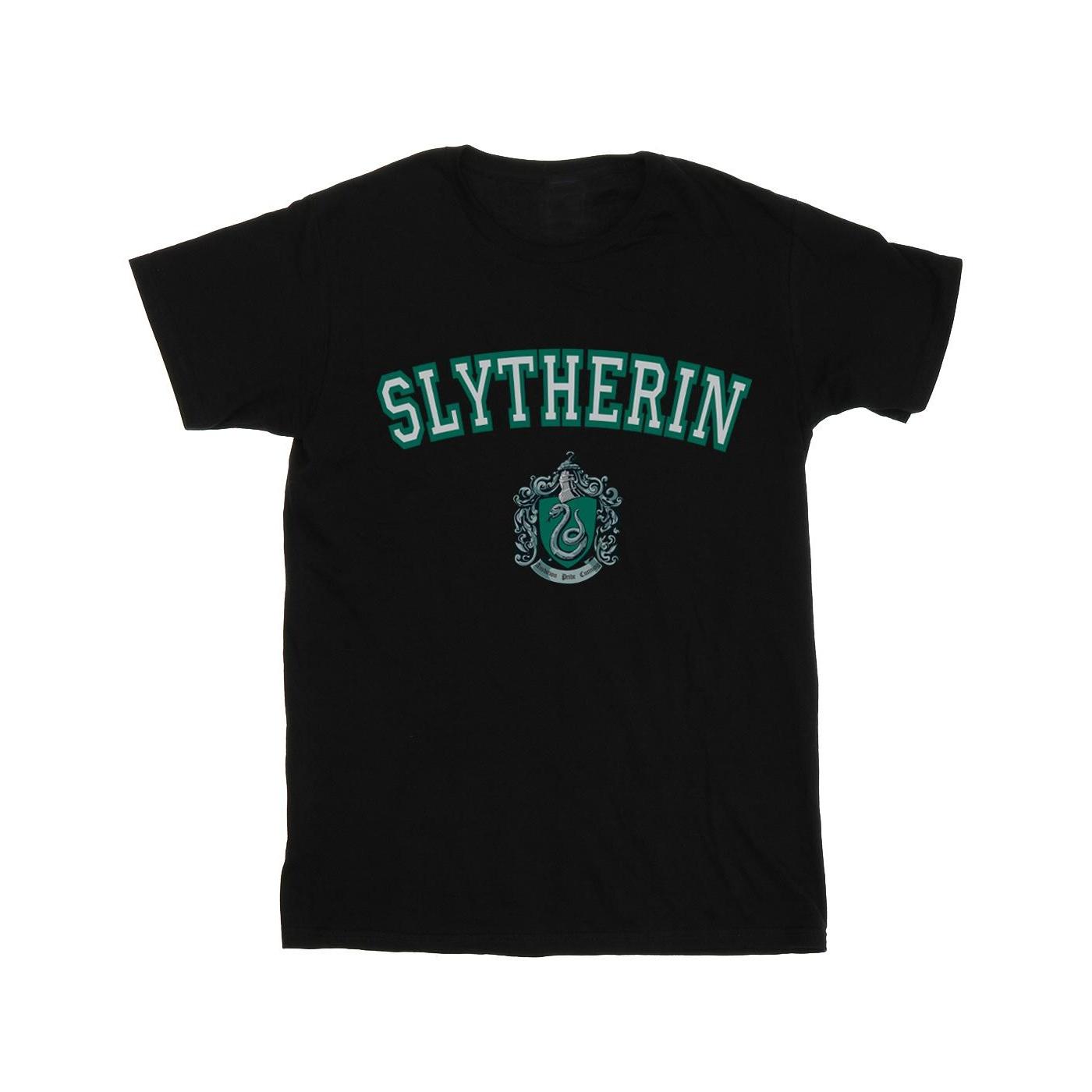 Harry Potter jongens Zwadderich Crest T-shirt 9-11 Years zwart