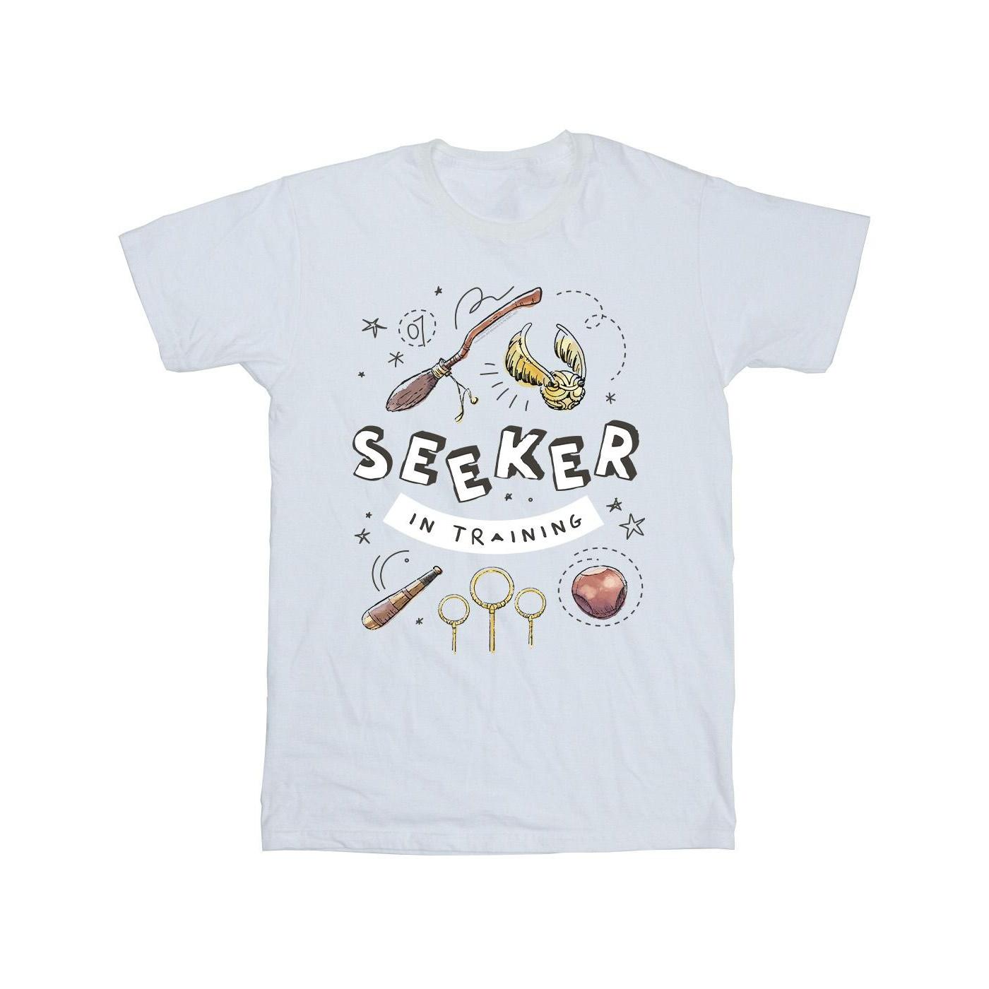 Harry Potter jongens zoeker in training T-shirt 9-11 Years wit