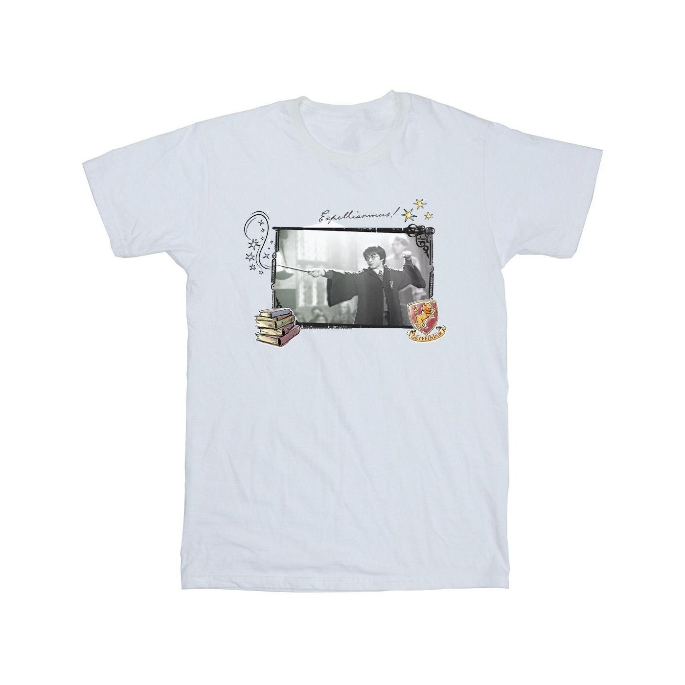 Harry Potter jongens Harry Expelliarmus T-shirt 9-11 Years wit