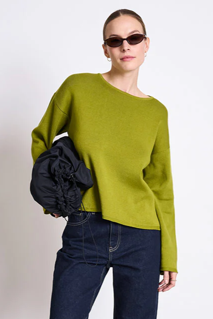 JAN N JUNE JAN 'N JUNE Damen vegan Pullover Williamsburg Mossy Pear