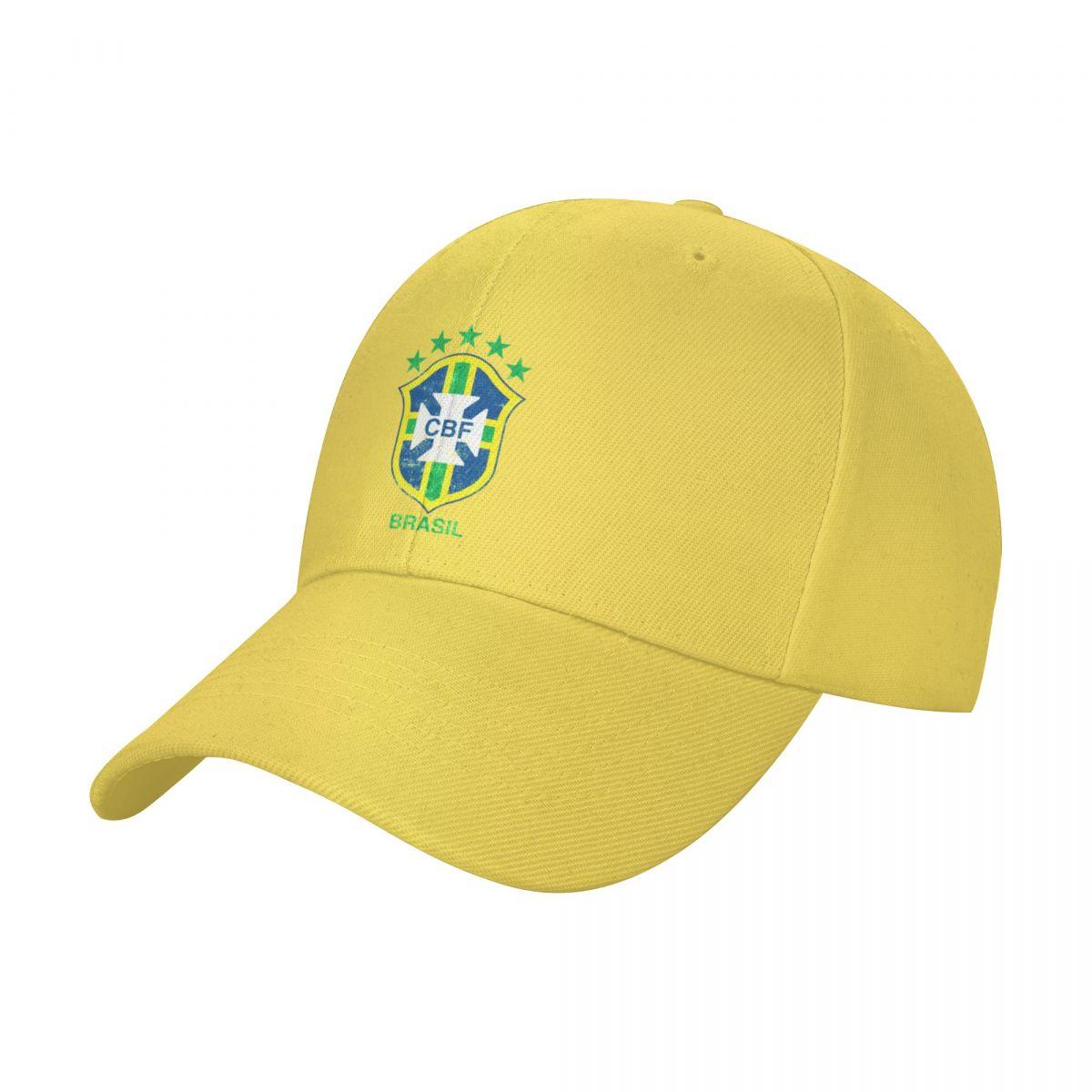 CAUSALXI Brasil Soccer Flag Team Brazilië Support Gift Baseball Cap Golf Hat Unisex Luxe Unisex Hoed Herenhoed Designer Unisex Hoed Dames