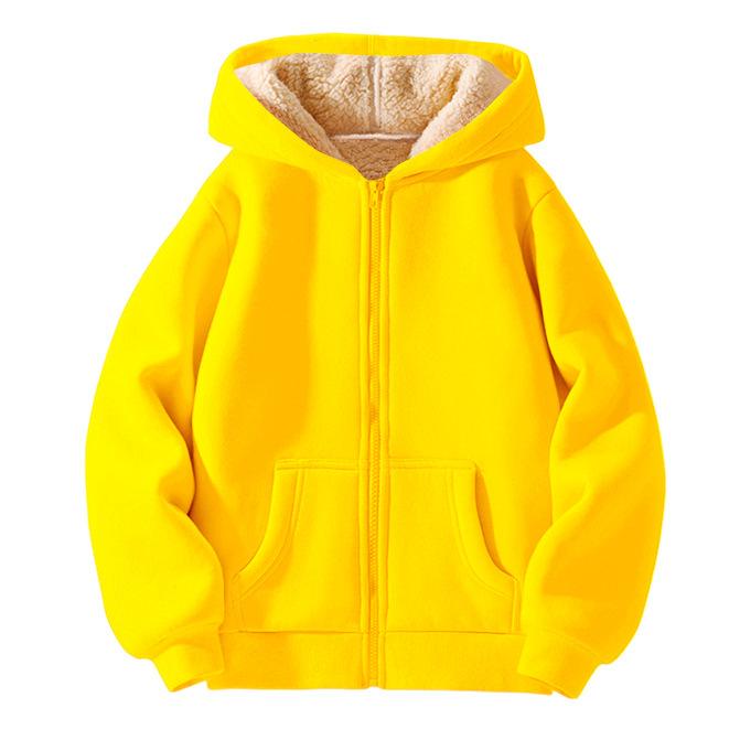 Dola Unisex Winter Fleece Hoodies voor Jongens Sweatshirt Casual Dikker Warme Kinderen Rits Jas Tops 8 9 10 12 Jaar Meisjes Kleding Kostuums 150cm