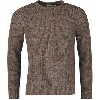 Barbour Sweater  Trui Lamswol Knitted Bruin