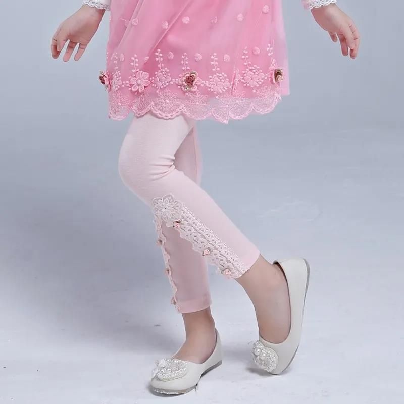 WTEMPO Meisjes leggings Lente en herfst modellen Kinderbroeken Stretchbroeken Buitenkleding Slanke Koreaanse broeken 110