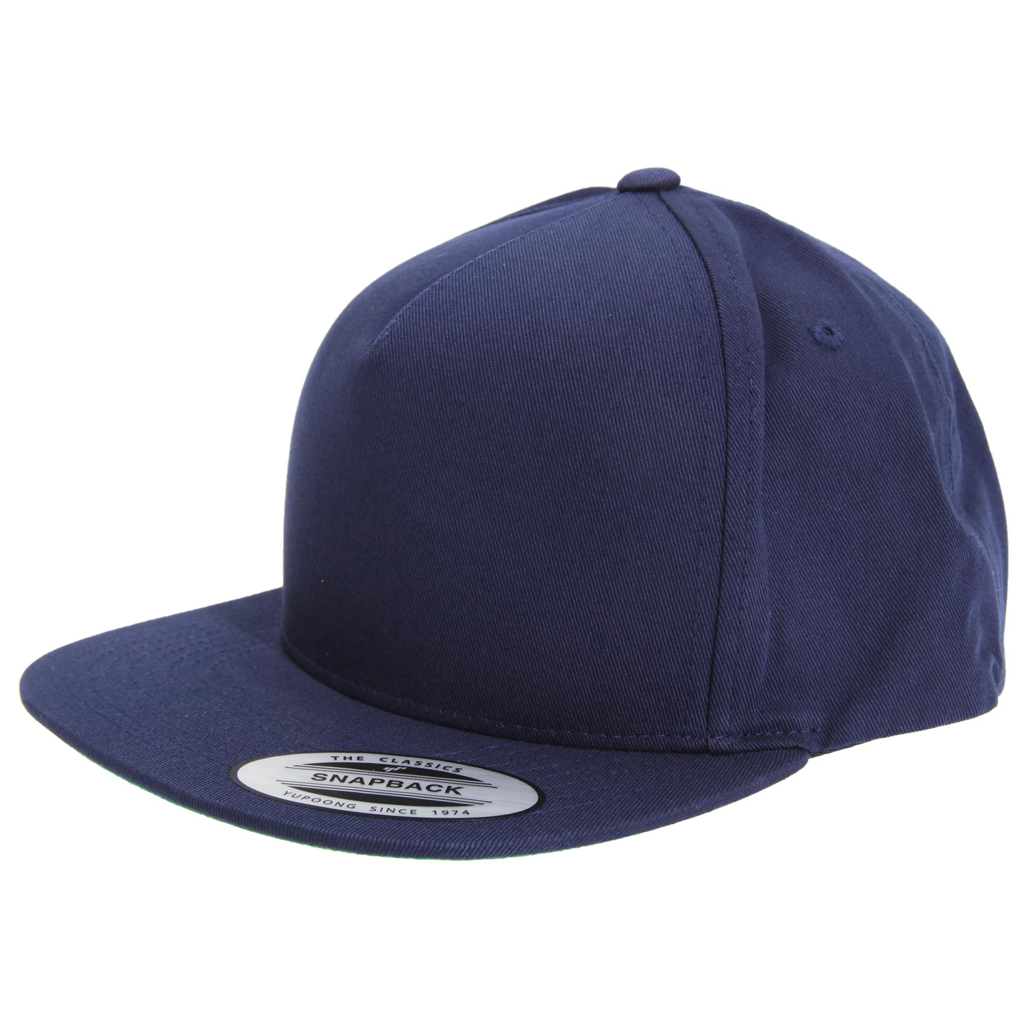 Yupoong Flexfit unisex effen klassieke snapbackpet met 5 panelen (pak van 2) One size