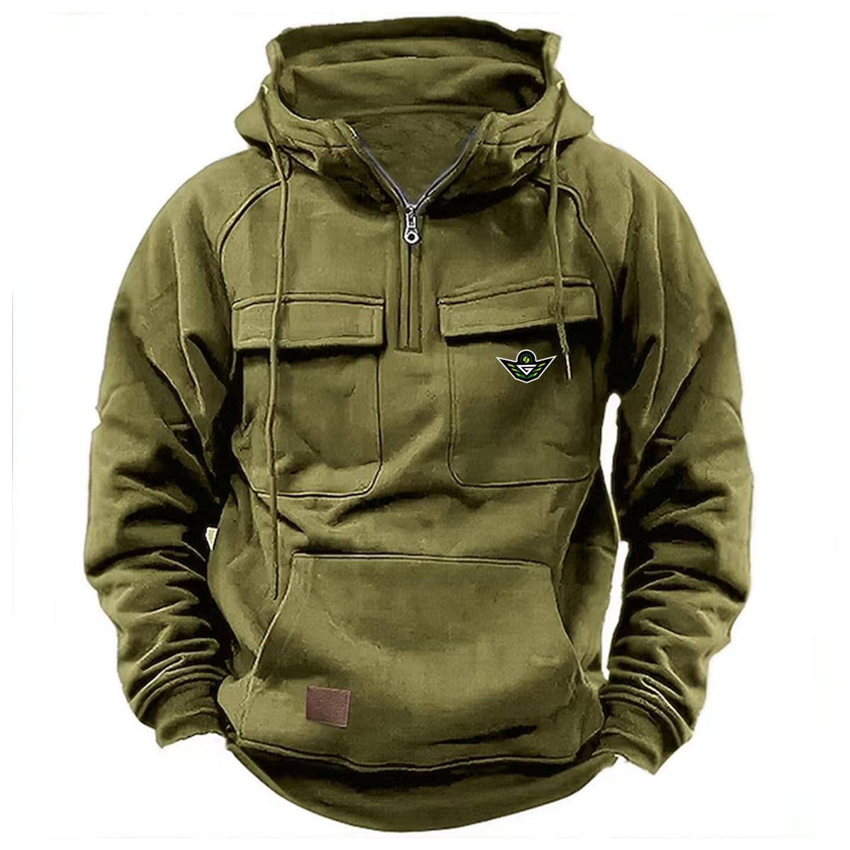 FEGKZLI Fashion Nieuwe heren herfst hoodies sweatshirts casual hoodie jack voor heren lente dunne jassen S groen