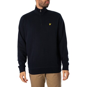 Lyle & Scott Sweater Lyle & Scott Loopback sweatshirt met kwartrits