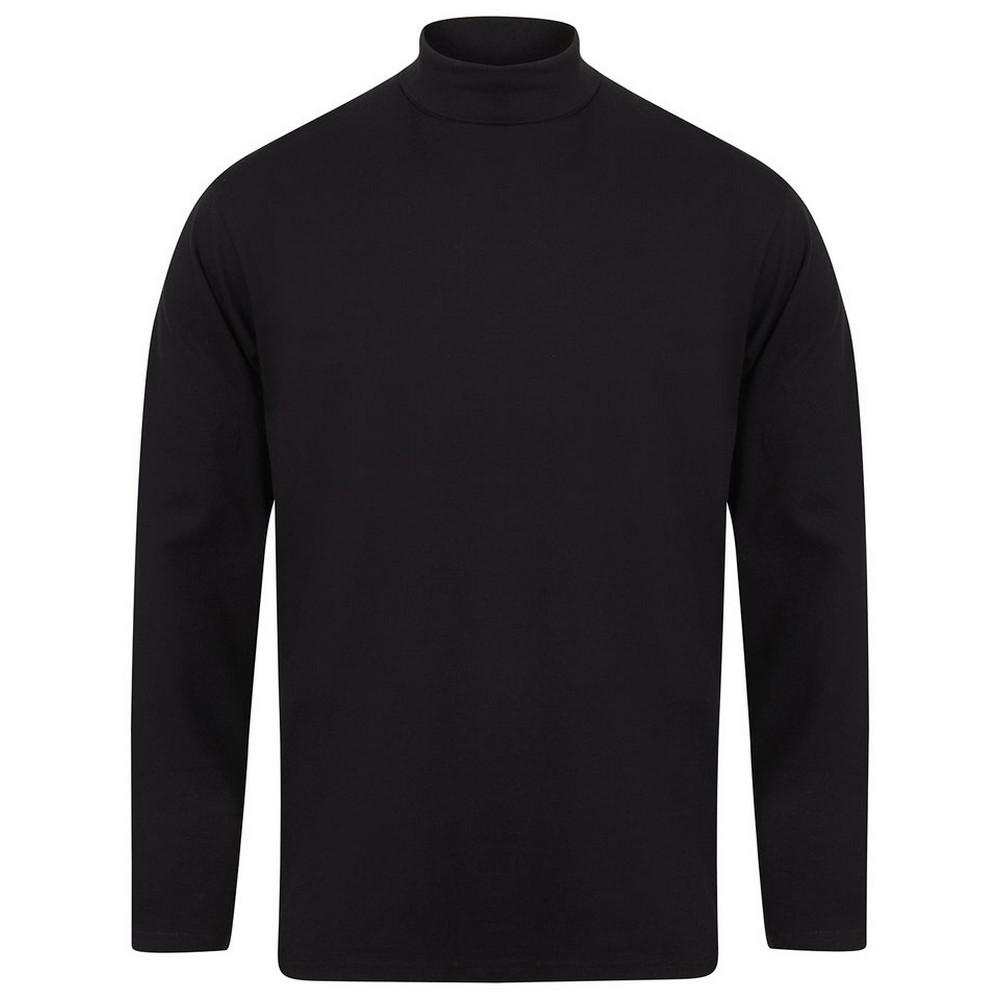 Henbury heren top met lange mouwen en col XL Vloot