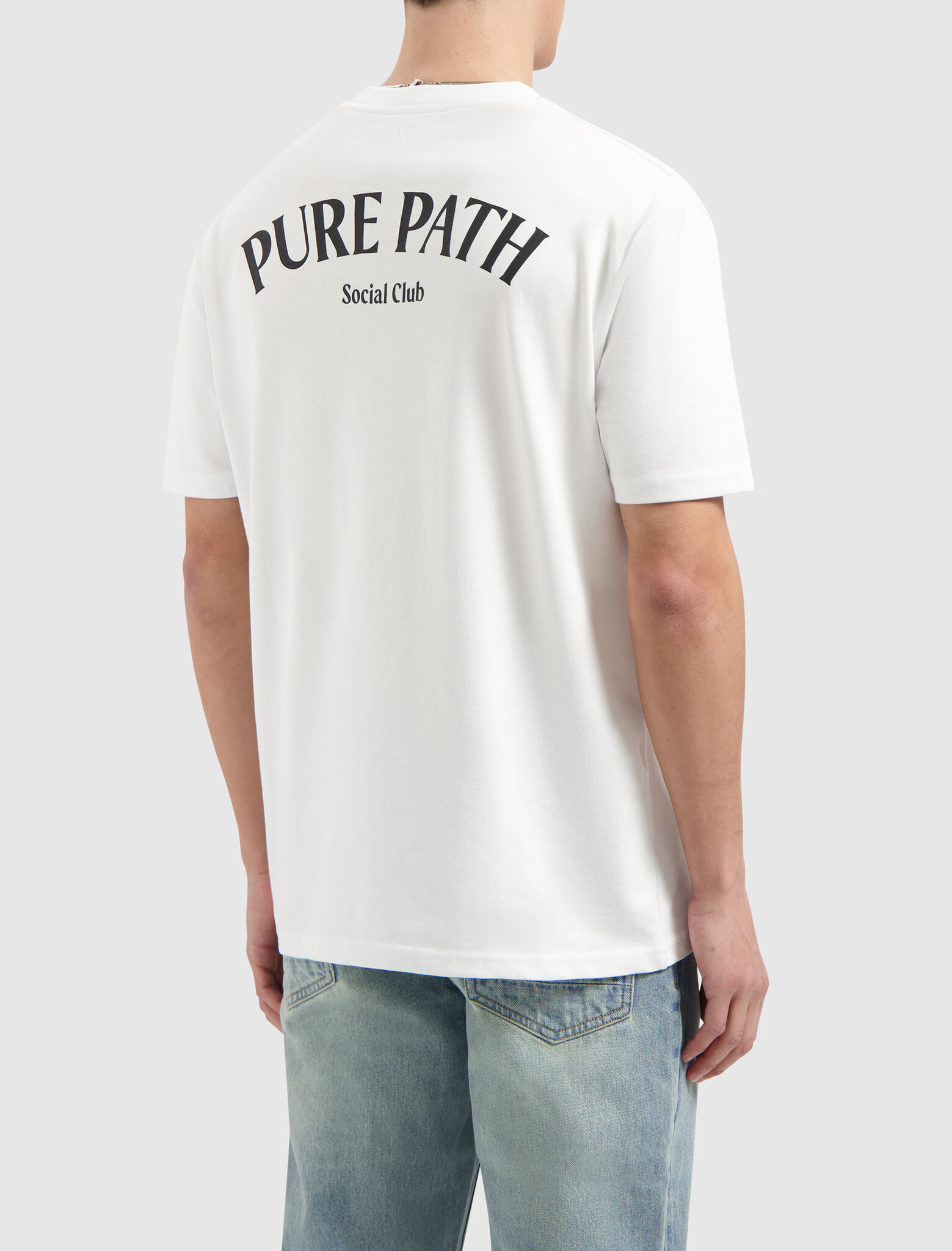 Pure Path Club Domino T-shirt White 