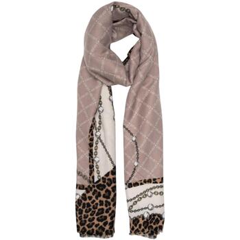 Liu Jo Sjaal  ECS STOLA PEARLS ANIMAL 70X180 2F5081 T0300