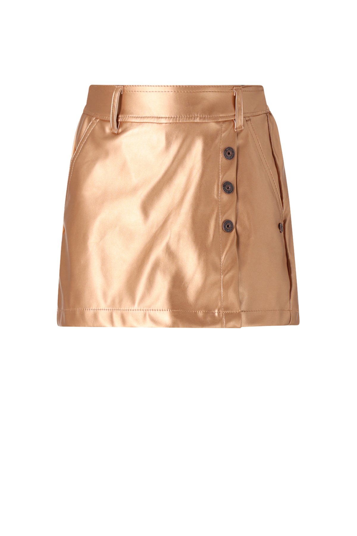 NoNo winter nep leren skort meisjes - taupe - Simay