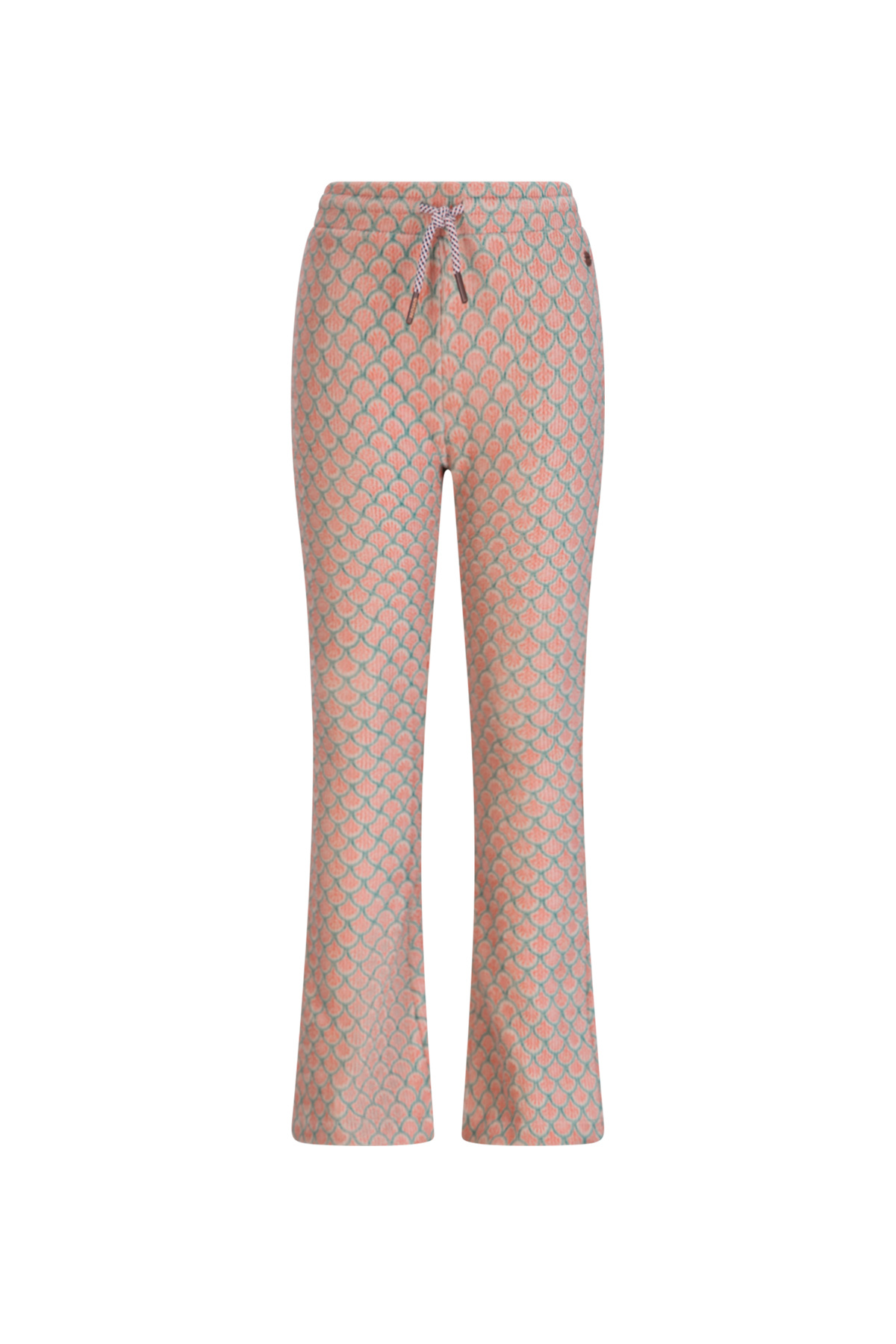 NoNo winter velvet flare broek meisjes - groen - Sady - AOP, rib