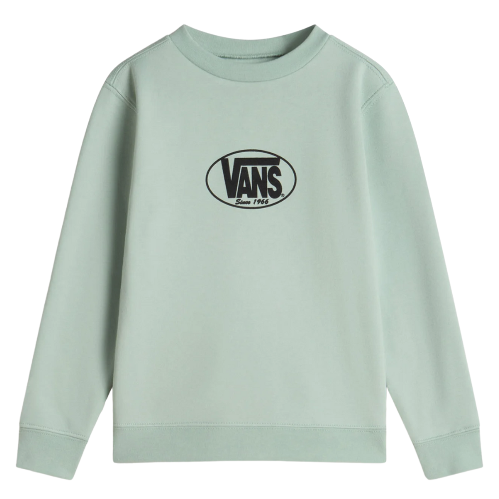 Vans Kids Classic Oval Crewneck Gray Olive