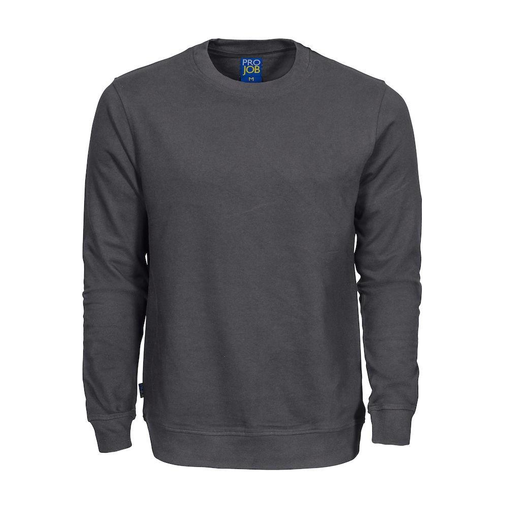 Pertemba FR - Apparel Projob Heren sweatshirt met ronde hals XL grijs