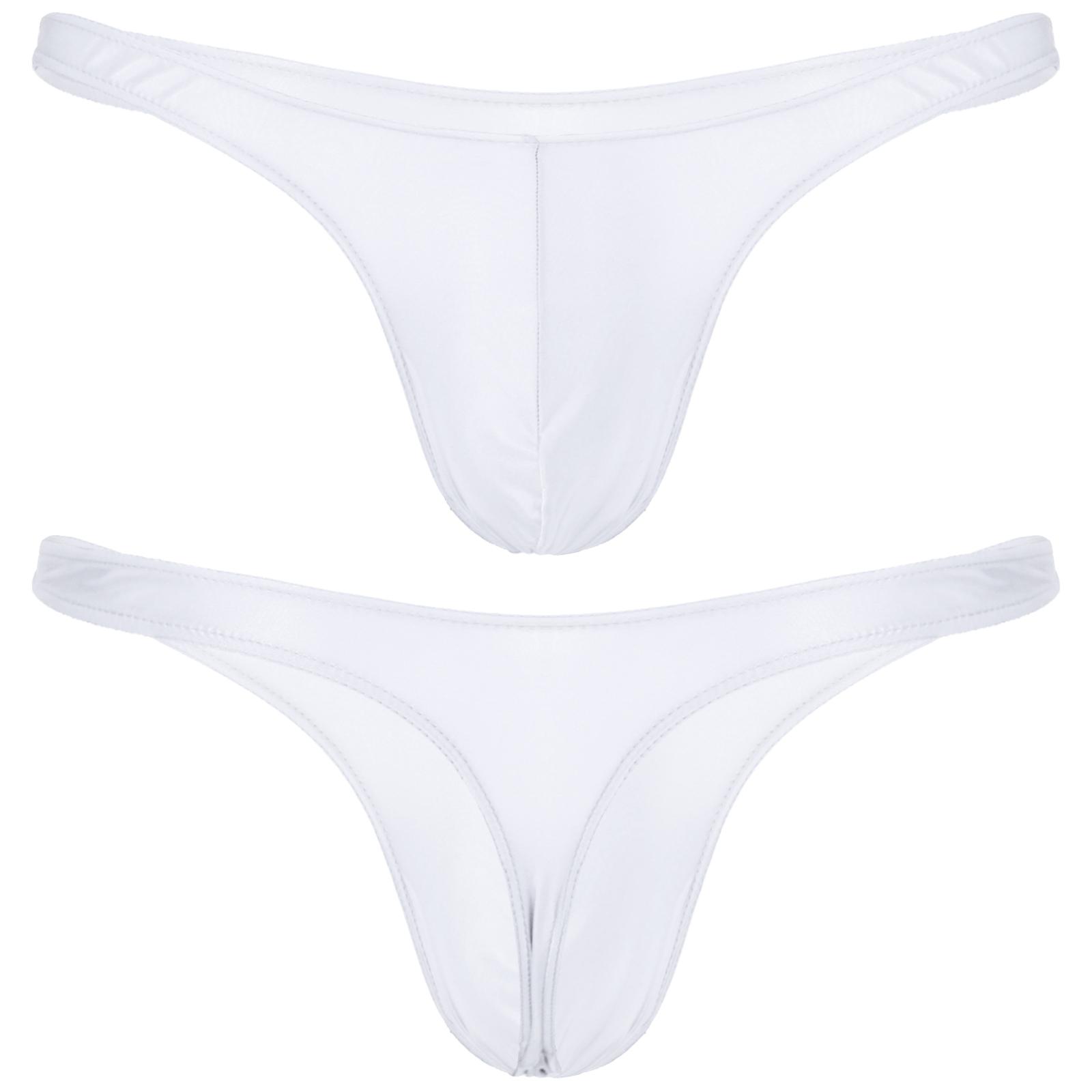 Sxiwei Badkleding Heren Zwempak Glanzend Uitstulping Pouch Strings Mini Bikini Ondergoed Lage Taille Slips Ondergoed Badkleding Badslips Onderbroeken XXL