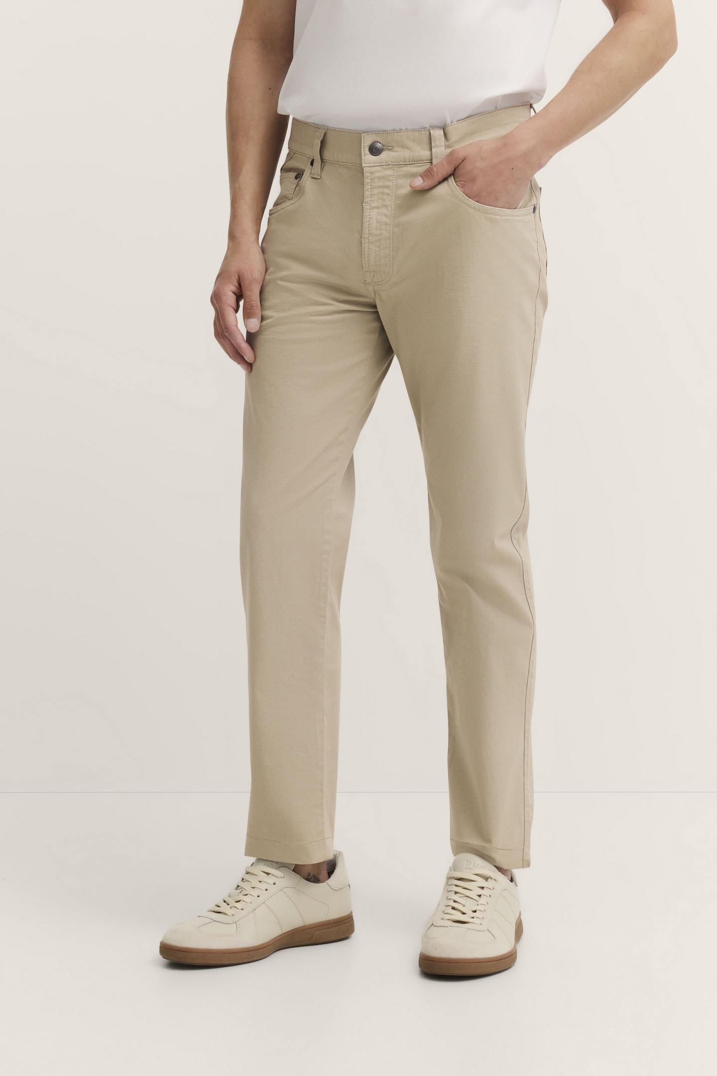 Bugatti Five-pocketsbroek met stretchfunctie
