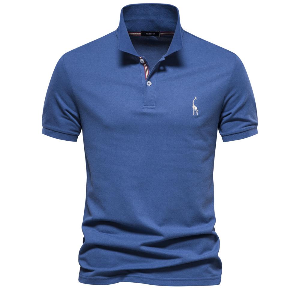 AIOPESON Men Fashion AIOPESON merk heren originele poloshirts katoenen poloshirts voor heren korte mouw hoge hoeveelheid polo heren nieuwe zomerkleding XL 90-100kg