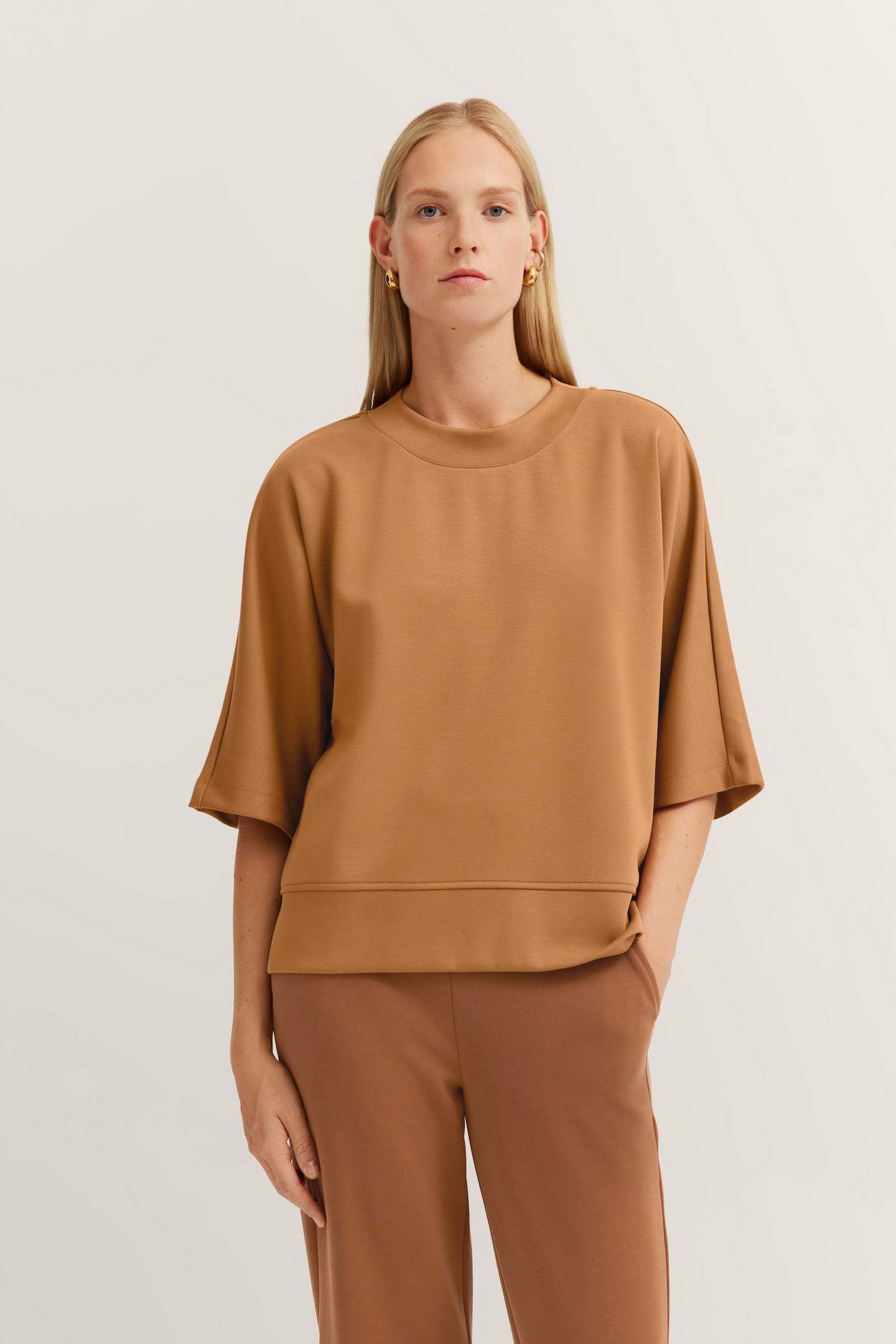 Bugatti Sweatshirt kort mouwend & oversized