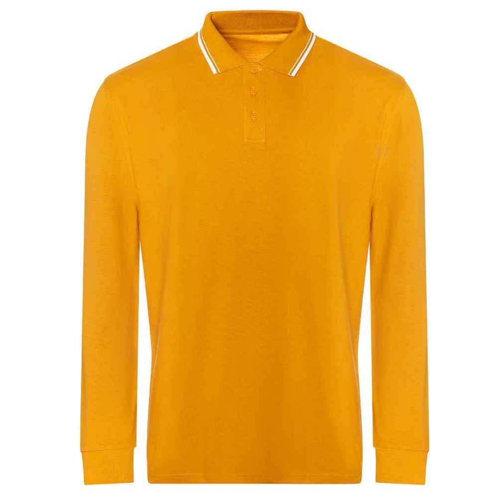 Awdis herenpoloshirt met lange mouwen en lange mouwen XXL
