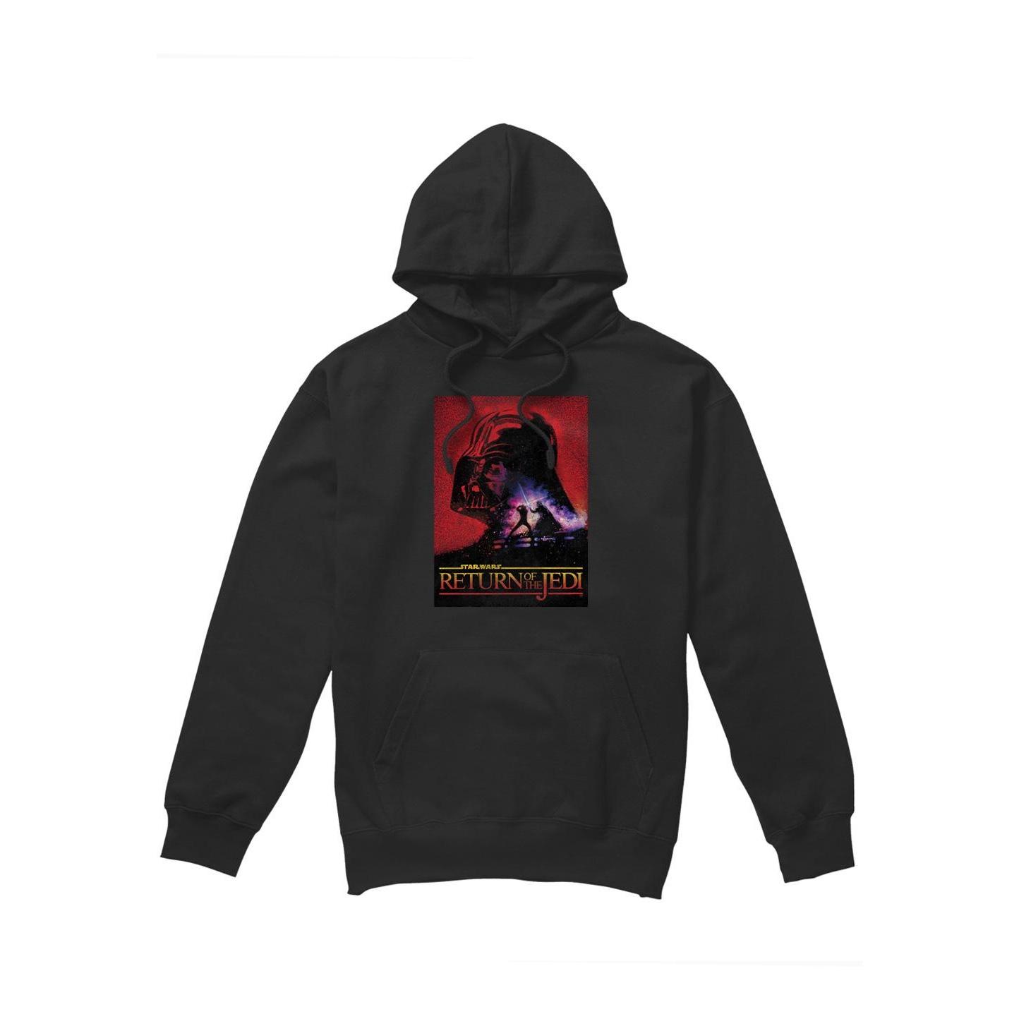 Star Wars Mens Return Of The Jedi Block Hoodie L zwart