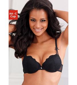 Lascana Push-up-bh met jacquardkant en uitneembare vullingen, dessous
