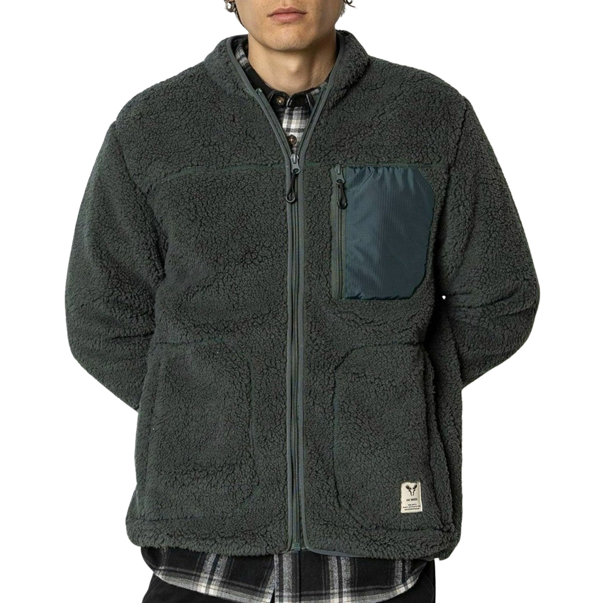 Fatoose Wood Fleece Jas Heren