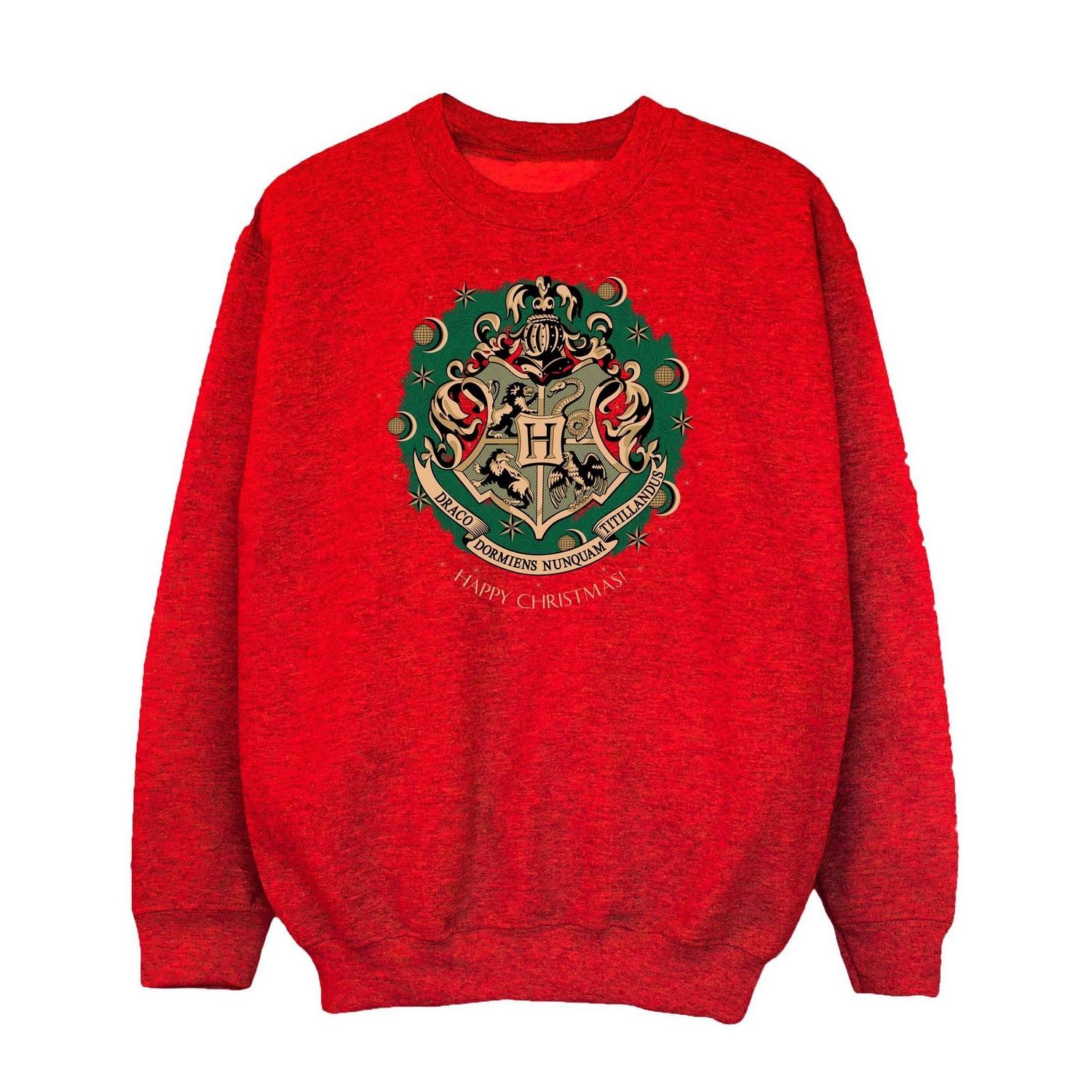 Harry Potter jongens krans kerstsweater 5-6 Years rood