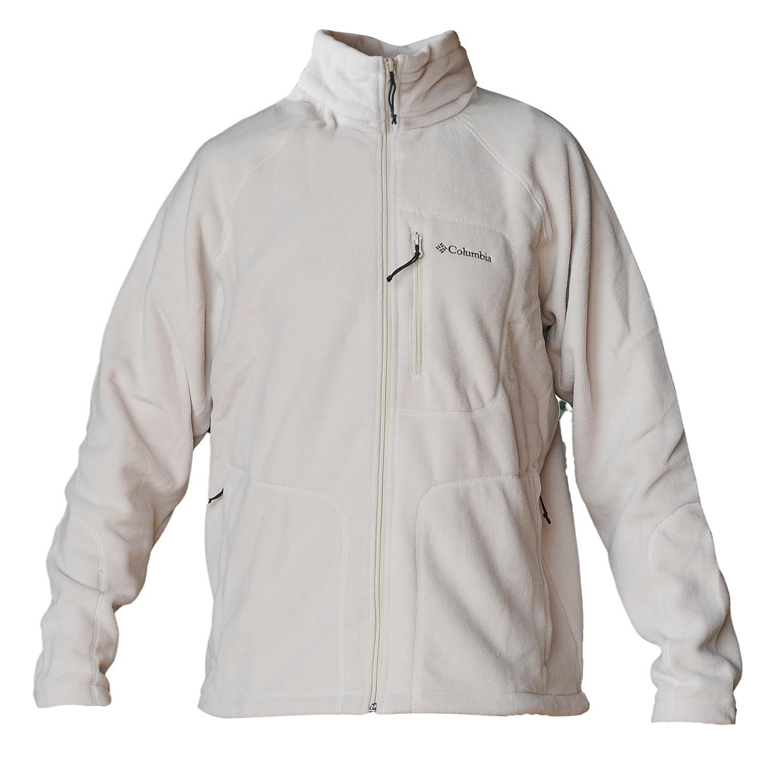 Columbia Fast Trek II fleece met volledige ritssluiting, beige fleece voor heren M