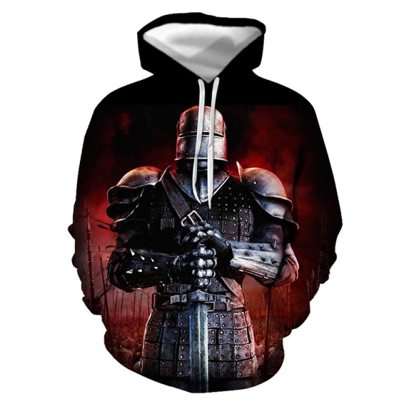 TIP723 Heren Sweatshirt 3D Tempeliers Ridder Groep Print Hoodies Heren/Vrouwen Sweatshirt Hoody Buitenkleding Hoge Kwaliteit Heren Capuchon Mannelijke Truien 5XL