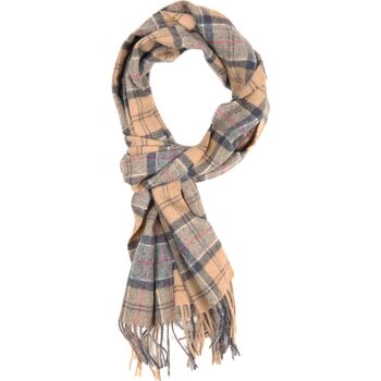 Barbour Sjaal  Sjaal Tartan Lamswol Beige