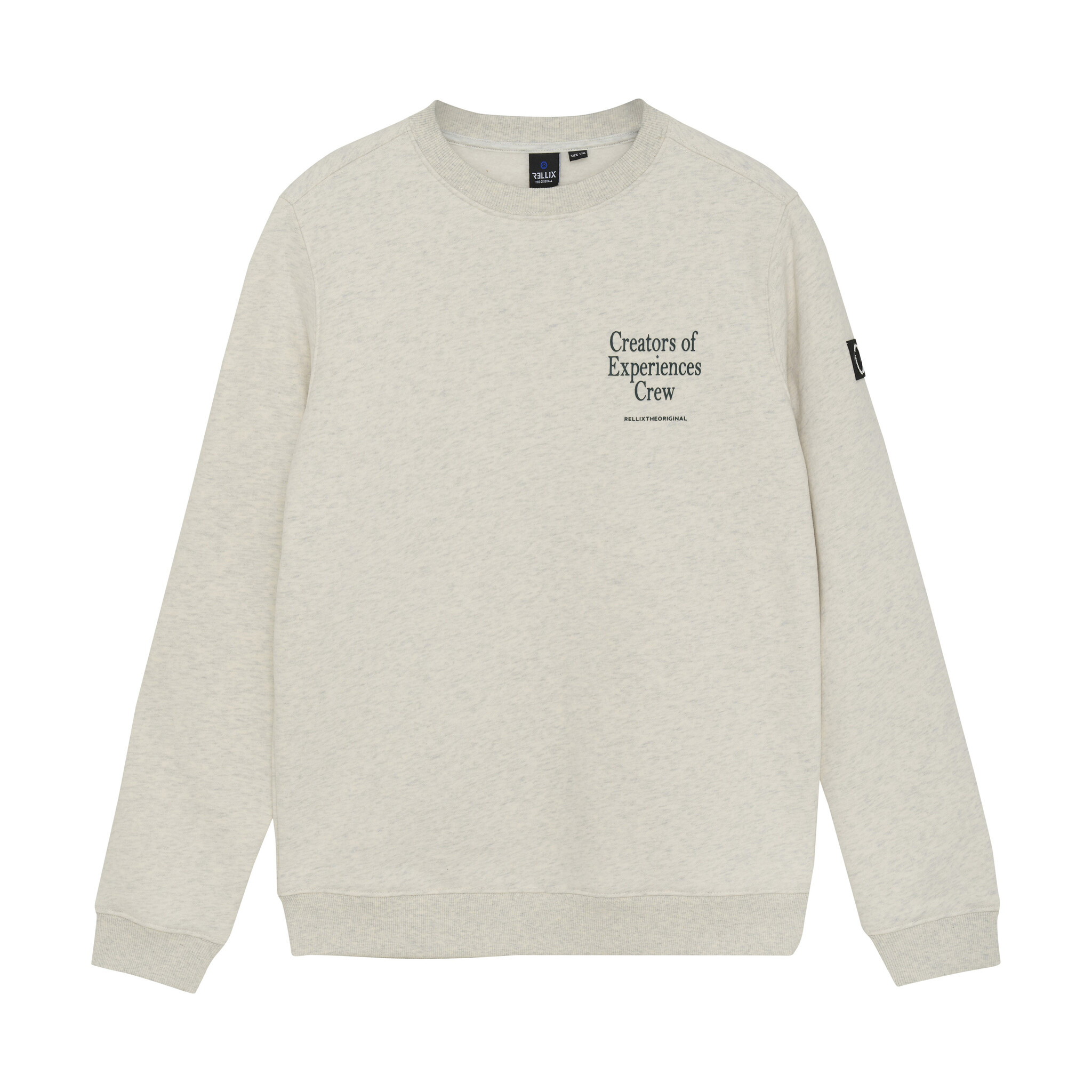 Rellix winter sweater jongens - grijs - backprint