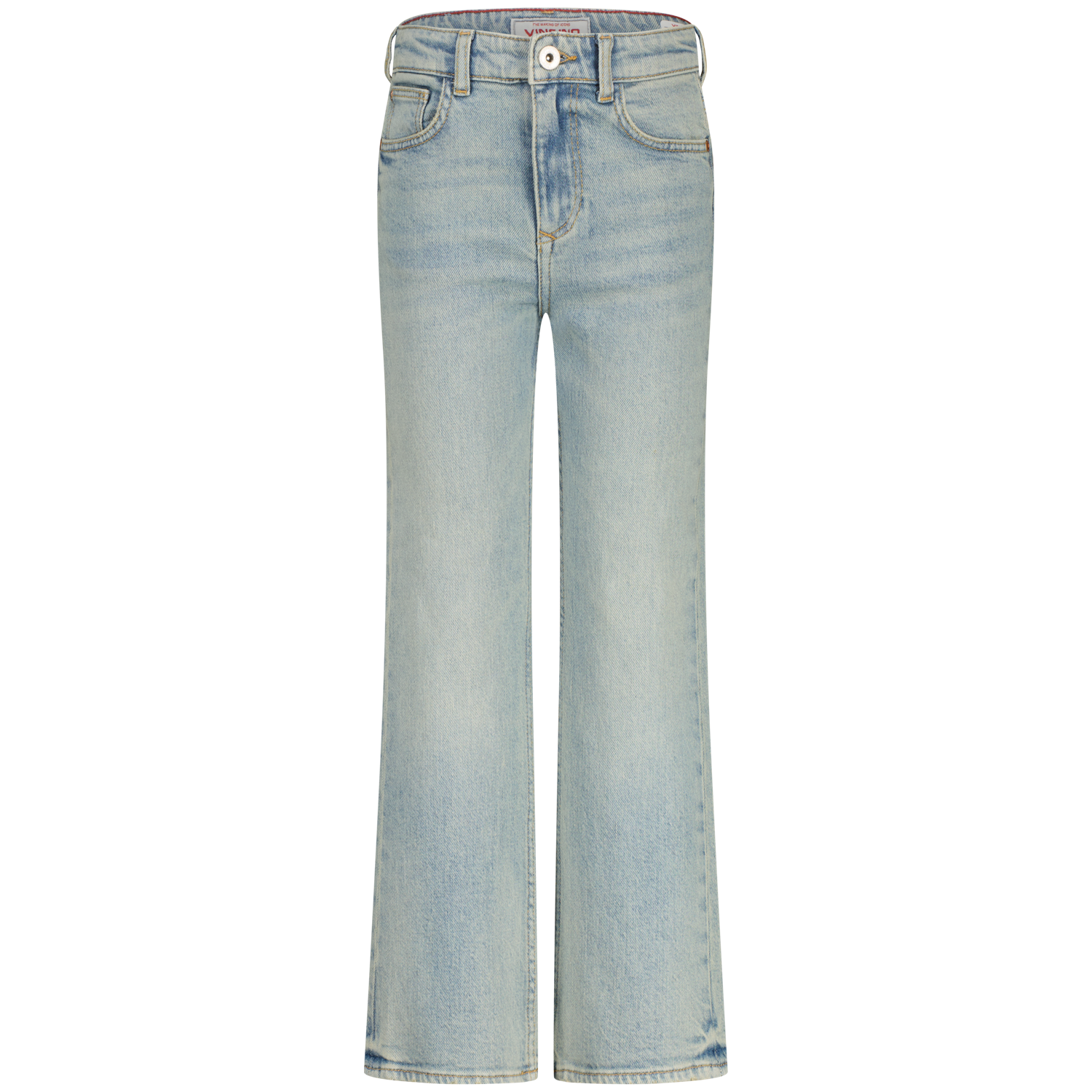 Vingino winter jeansbroek meisjes - blauw - Carey - straight flare fit