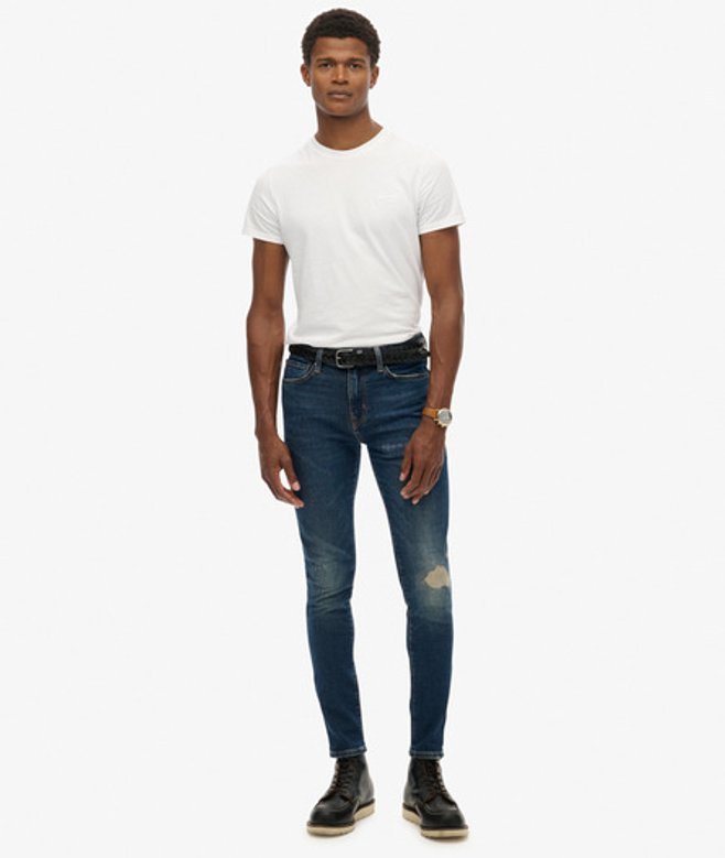 Superdry Vintage Skinny Jeans Dark Blue
