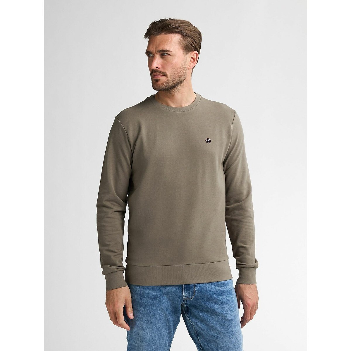 Petrol Industries Sweatshirt met geborduurd logo