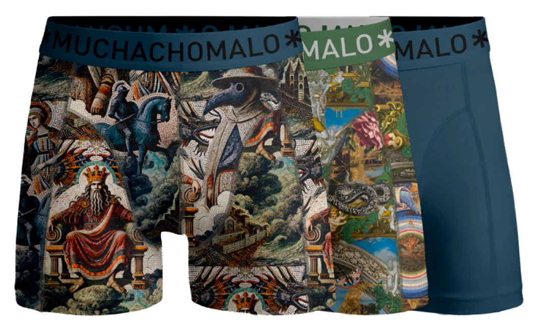 Muchachomalo Boys 3-pack boxer shorts premodern