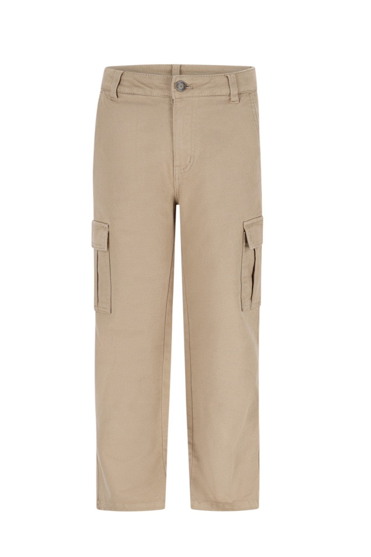 Like Flo winter twill cargo broek jongens - beige - Frankys
