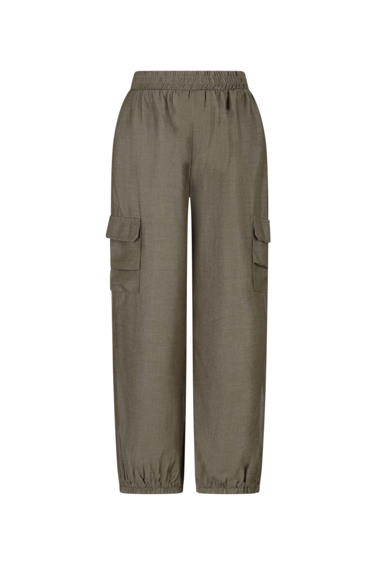 Like Flo winter parachute broek meisjes teens - groen - Flevy - elastiek