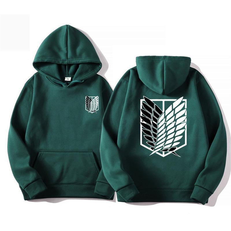 Wish Today Attack on Titan Mikasa Survey Corps Hoodie - Cross-Border 2D Spot Jacket - Trendy Stijl M
