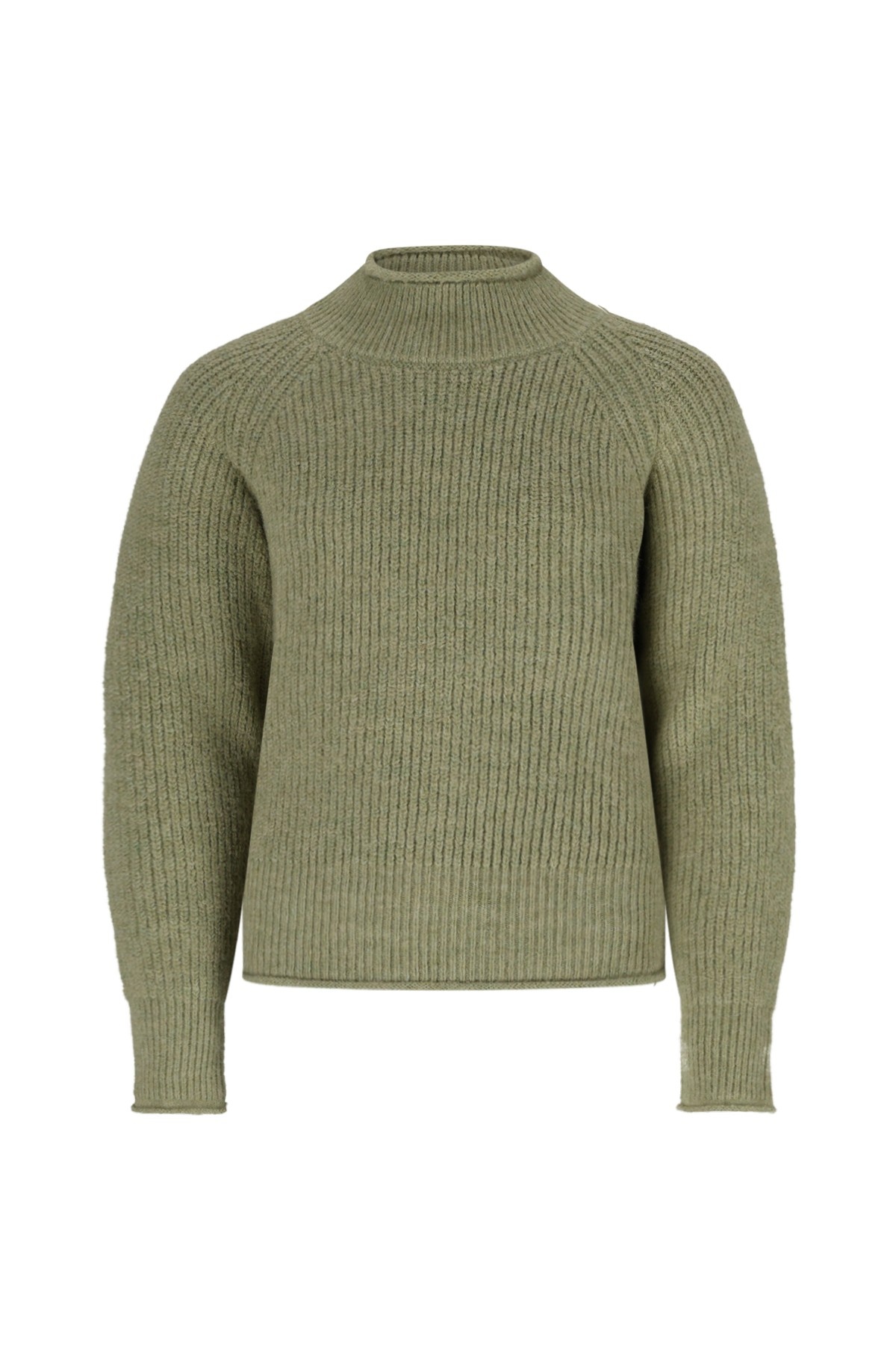 Like Flo winter sweater meisjes teens - groen - Daisy - kort - gebreid