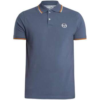 Sergio Tacchini Polo Shirt Korte Mouw  020 Gestreepte Kraag Poloshirt