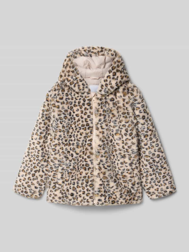 Fleecejack NMFMILA JACKET W HOOD PB