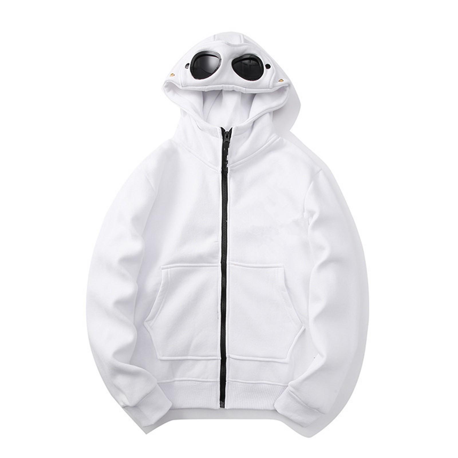 Perfect Due Men's And Women's Sweatshirts Fashion Casual Sweatshirt Loose Zipper Cardigan Long Sleeve Hooded Jacket L