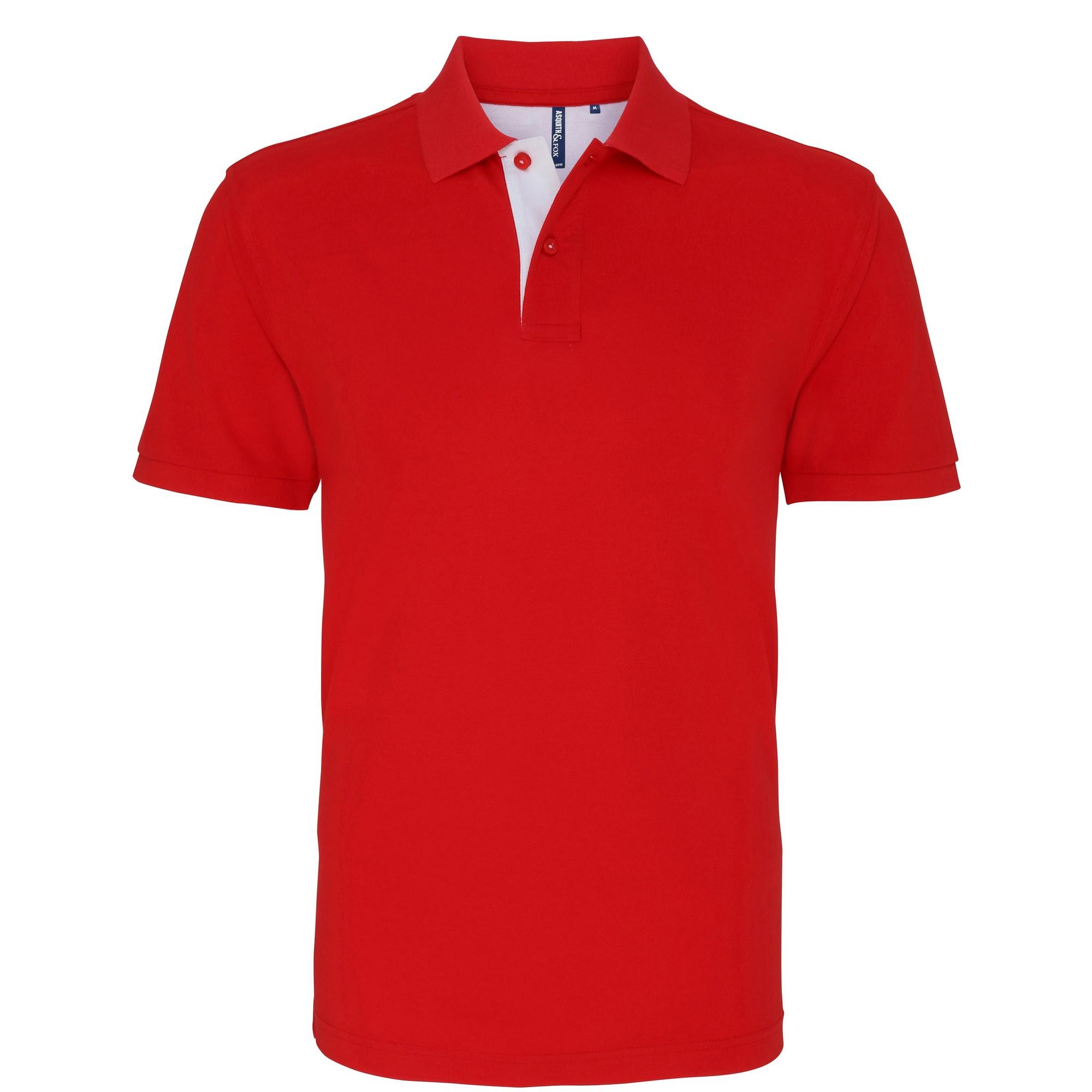 Asquith & Fox heren klassiek fit contrastpoloshirt S